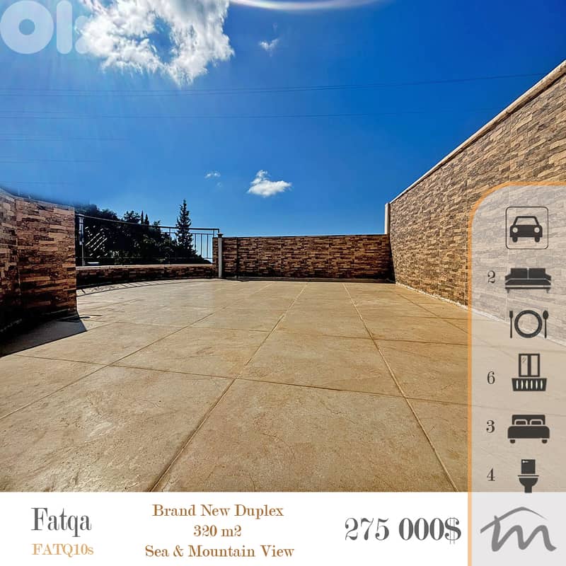 Fatka | Brand New 320m² Duplex | 6 Balconies | Prime Neighborhood 0
