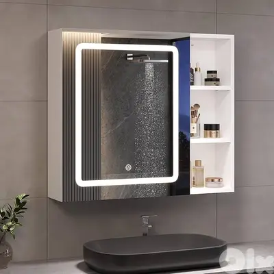 Cabinets with Mirror and Led Lights