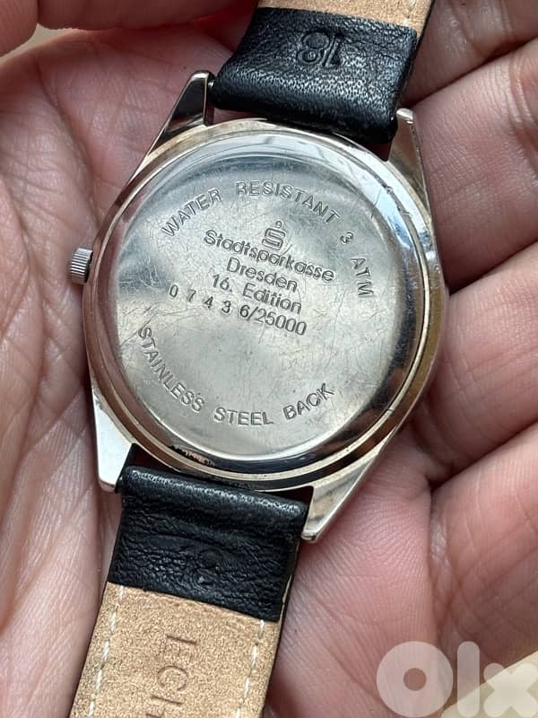 Limited Edition Frauenkirche Dresden Watch•Original Fragment•Ronda 1J 1
