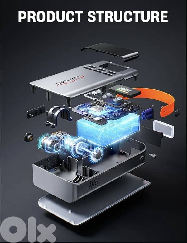 ANFLAG Car Battery Booster Jump Starter with 150PSI Air Compressor 3