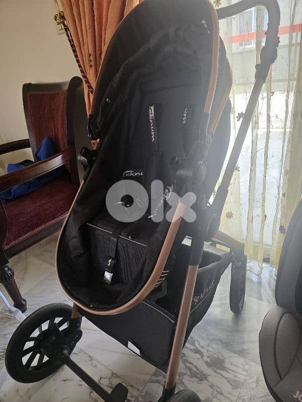 baby stroller + free seat for new born 7
