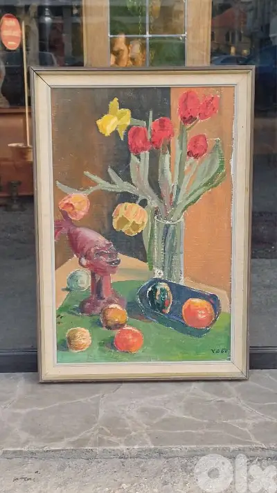 لوحة رسم زيتي اوروبية