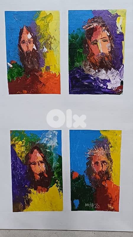 لوحة رسم زيتي 1
