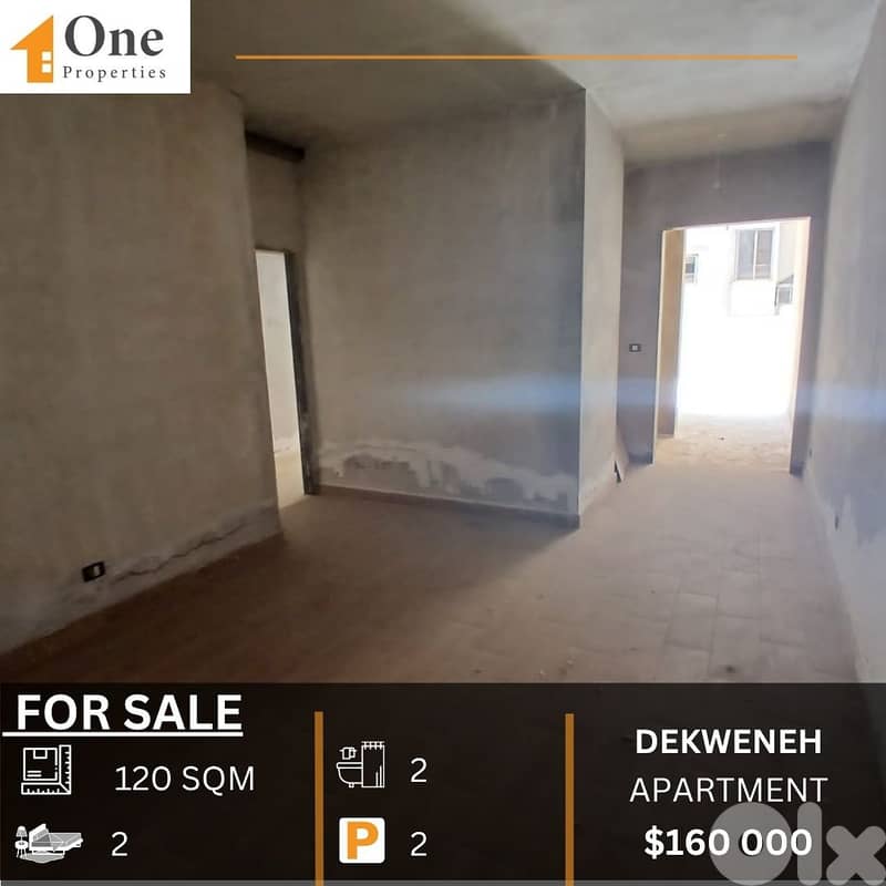 APARTMENT FOR SALE IN DEKWENEH 0
