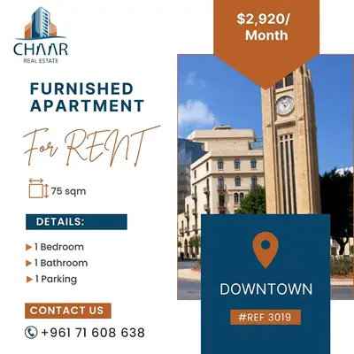 Apartment for Rent in Downtown - شقة للايجار في داون تاون - #R3019
