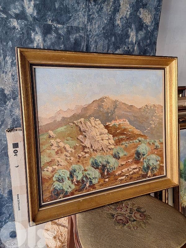 european signed oil painting 0