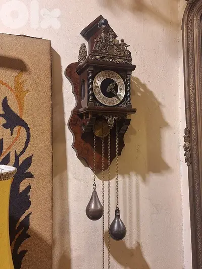 antique european wall clock