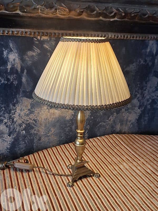 french brass lamp 0