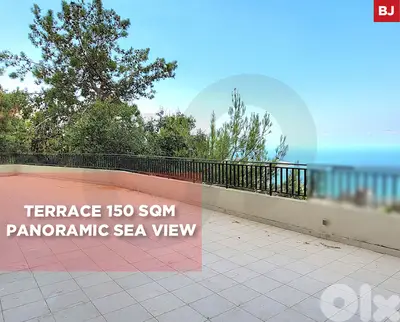 Terrace 150sqm , Panoramic Sea View ,Sahel Alma/ساحل ألما REF#BJ134744