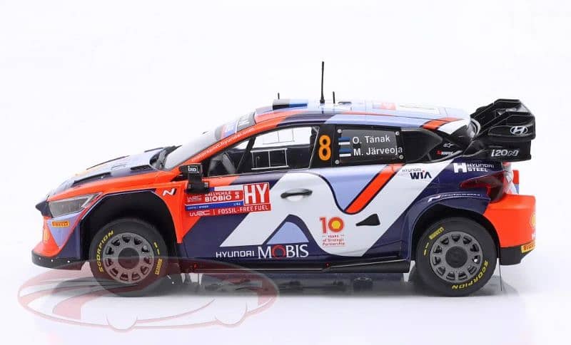 Hyundai I20 Rally 1 Hybrid #8 (Rally Chile 2024) diecast model 1;18 2