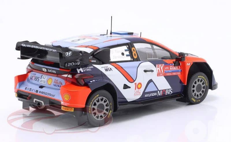 Hyundai I20 Rally 1 Hybrid #8 (Rally Chile 2024) diecast model 1;18 3