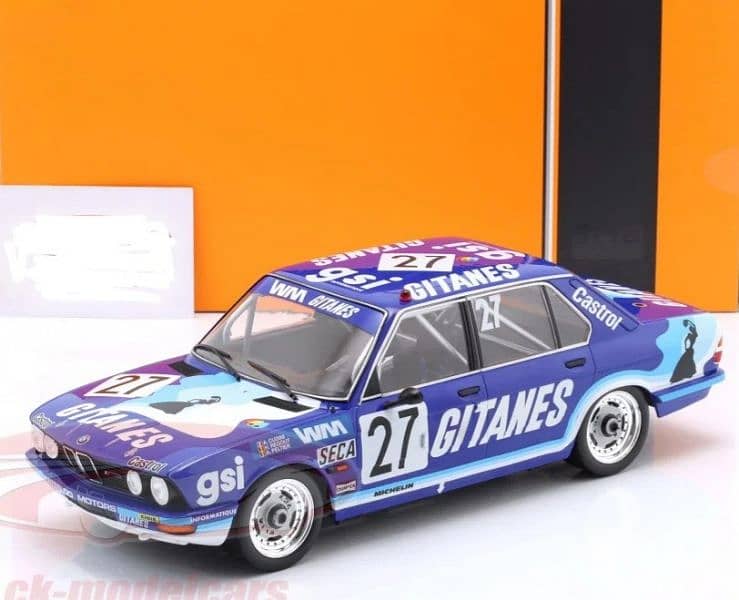 BMW 528i (E28) #27 24h Spa 1982 diecast car model 1;18 0