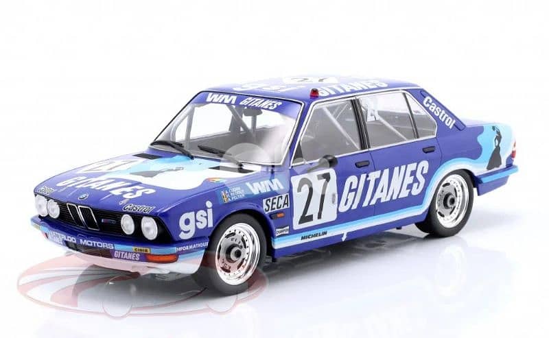 BMW 528i (E28) #27 24h Spa 1982 diecast car model 1;18 1