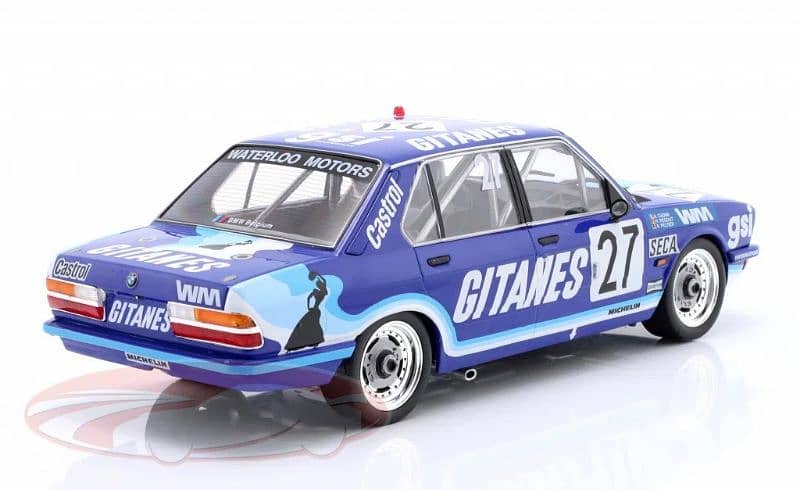 BMW 528i (E28) #27 24h Spa 1982 diecast car model 1;18 4