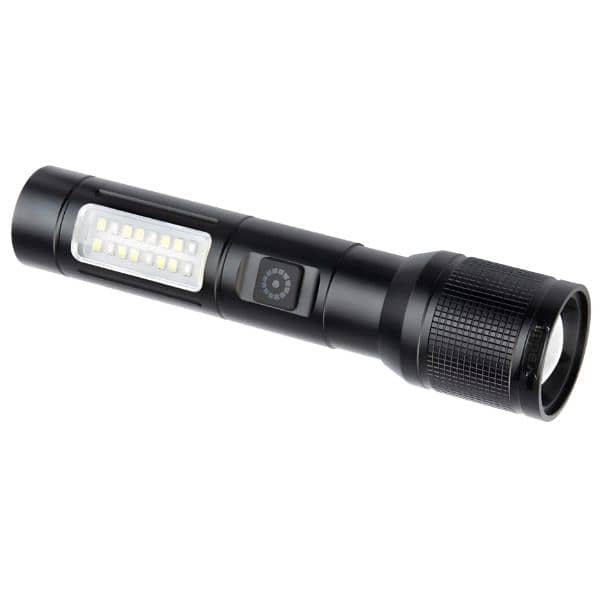 Rechargeable aluminum LED Flashlight, 10W Laser LED Torch 0