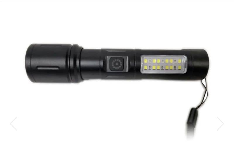 Rechargeable aluminum LED Flashlight, 10W Laser LED Torch 2