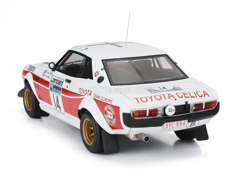 Toyota Celica 2000 GT (Rally 1977) diecast car model 1;18. 2