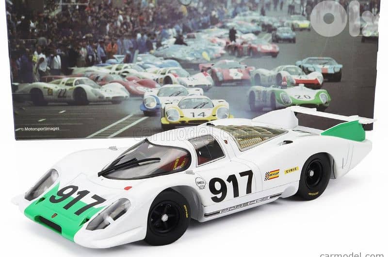 Porsche 917 LH #917 Genova Motor Show 1969 diecast car model 1;18 0