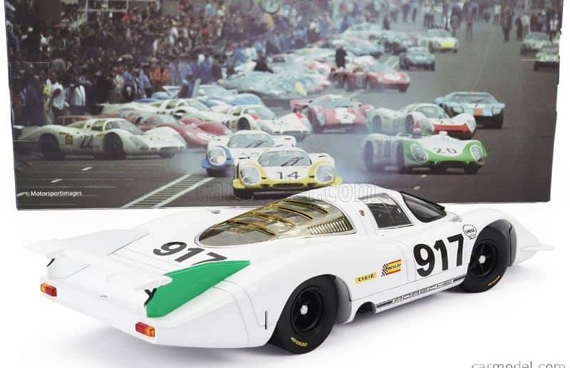 Porsche 917 LH #917 Genova Motor Show 1969 diecast car model 1;18 3