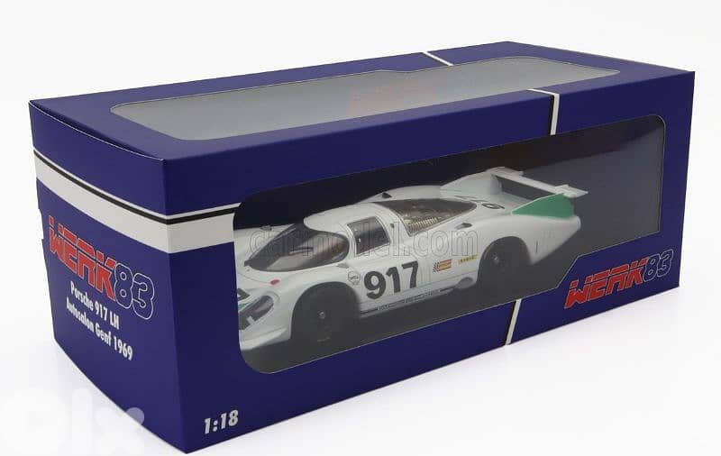 Porsche 917 LH #917 Genova Motor Show 1969 diecast car model 1;18 4