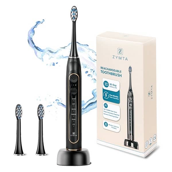 Rechargeable Electric Toothbrush IPX7 Waterproof 0