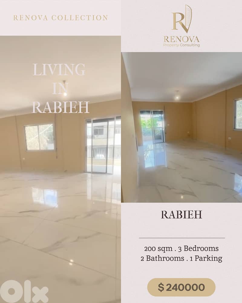 Apartment for sale in Rabieh 0