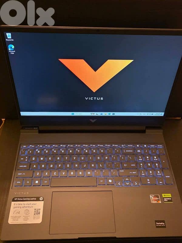 BRAND NEW OPEN BOX HP VICTUS RYZEN 7 7445HS WITH RTX 4050 6G DEDICATED 0