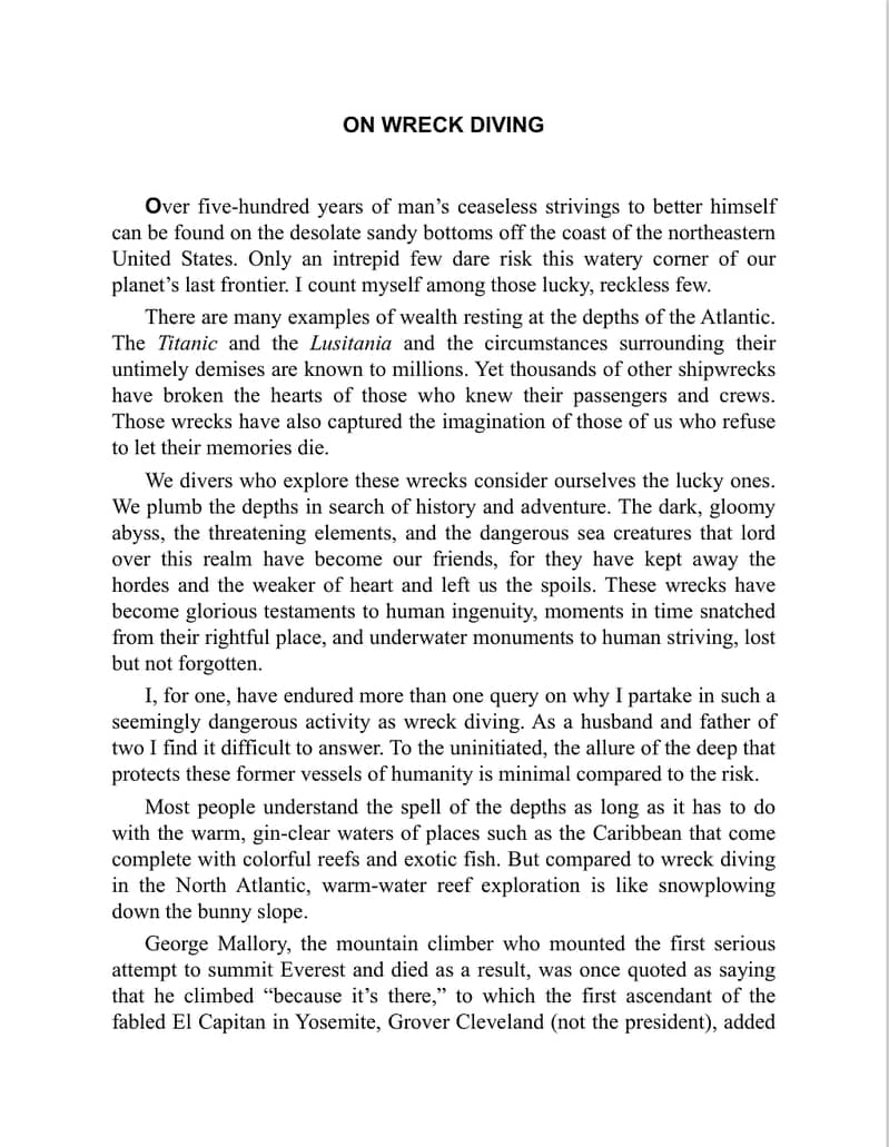 Deep Descent Adventure And Death Diving The Andrea Doria (eBook) 2