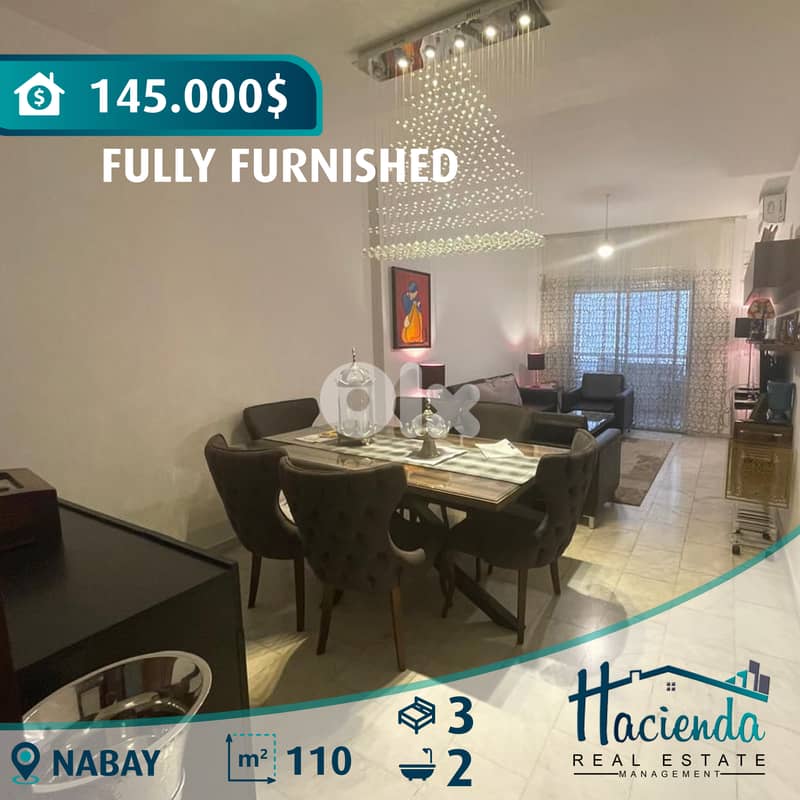 Sea View Furnished Apartment For Sale In Nabay 0