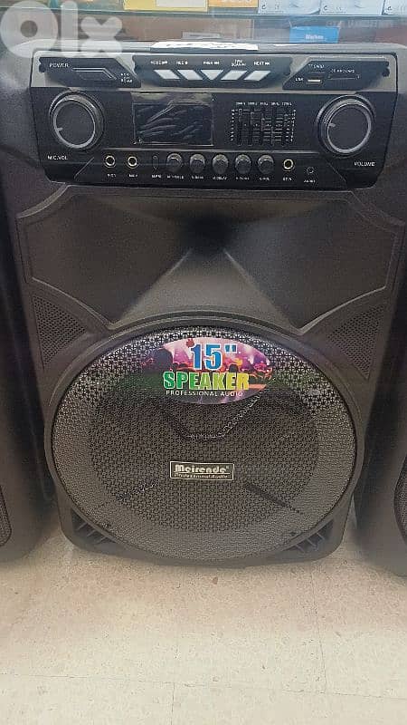 karaoke speaker 15 inch new in box 0