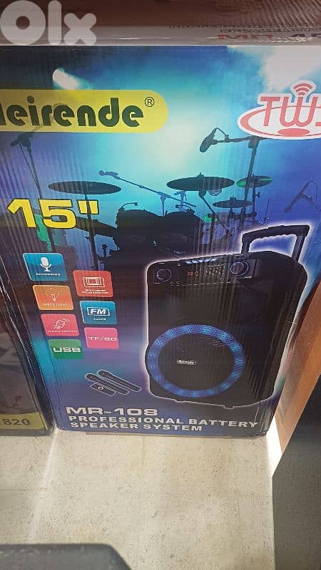 karaoke speaker 15 inch new in box 1