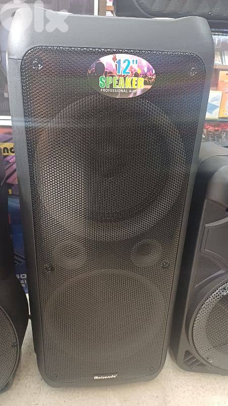 speaker double 12 inch powered 0