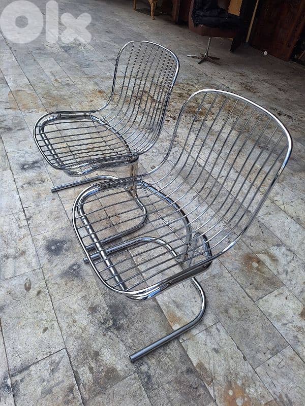 two chairs Radiofreccia by Gastone Rinaldi for Rima designer , 1970s 1