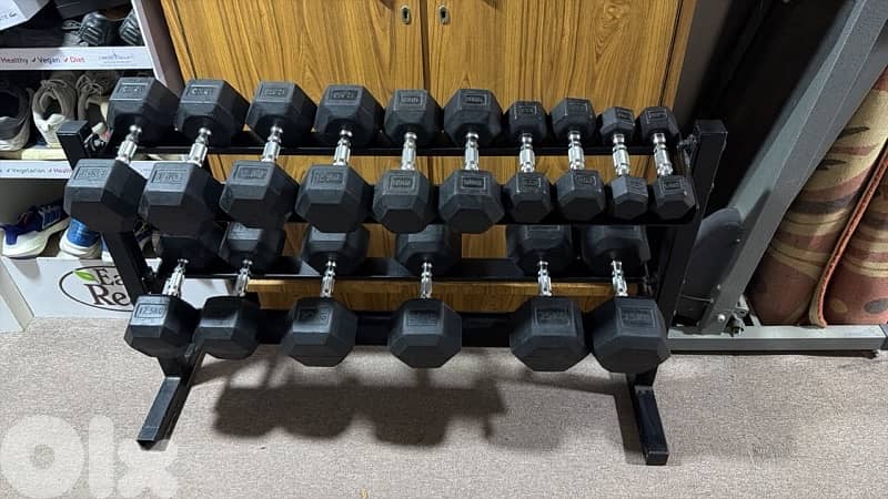hexagon dumbbells 0