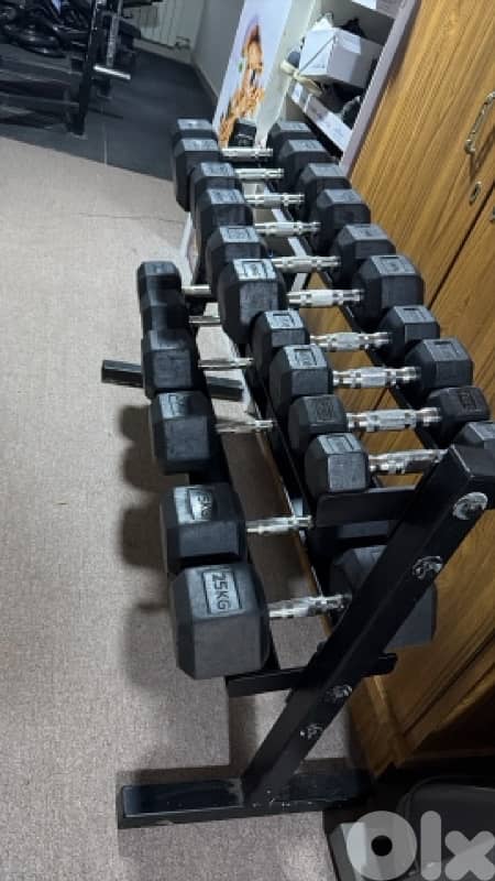 hexagon dumbbells 1