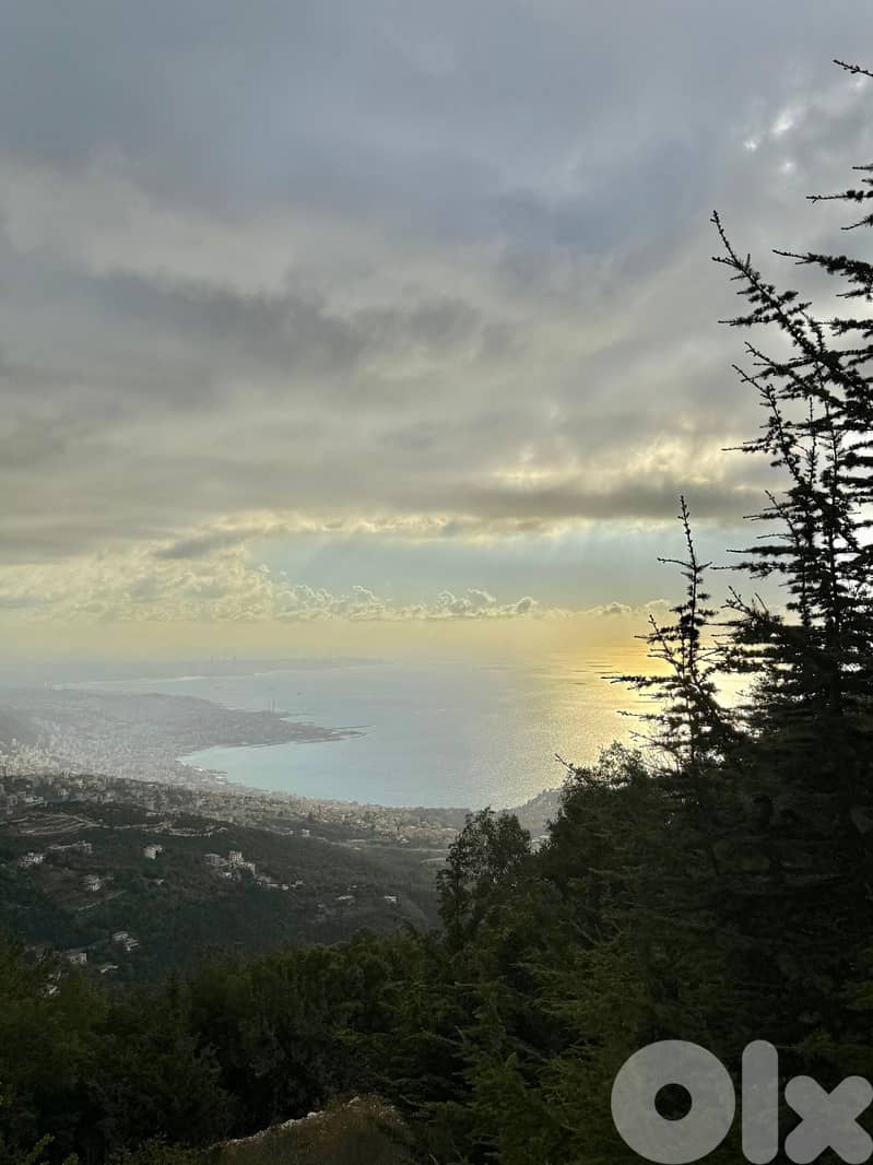 785 SQM Land in Kfour with a Breathtaking Sea View 0