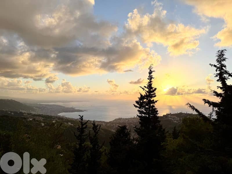 810 SQM Land in Kfour with a Breathtaking Sea View 0