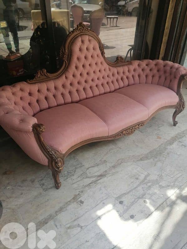 french louis xvi massif wood sofa 0