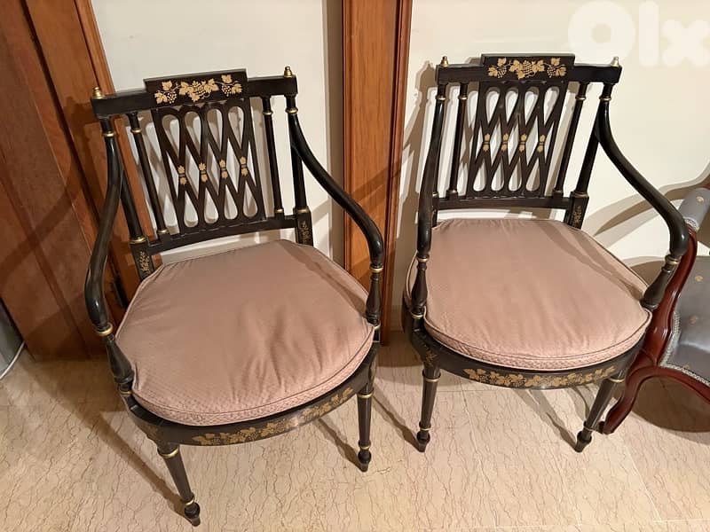 Paire de chaises 0