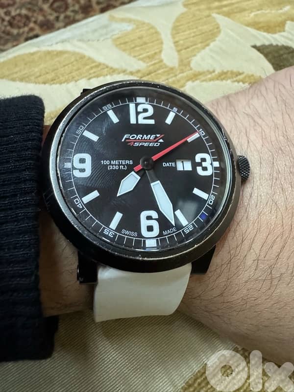 FORMEX 4SPEED  SWITZERLAND SWISS MADE ORIGINAL SAPPHIRE CRYSTAL 44MM 1