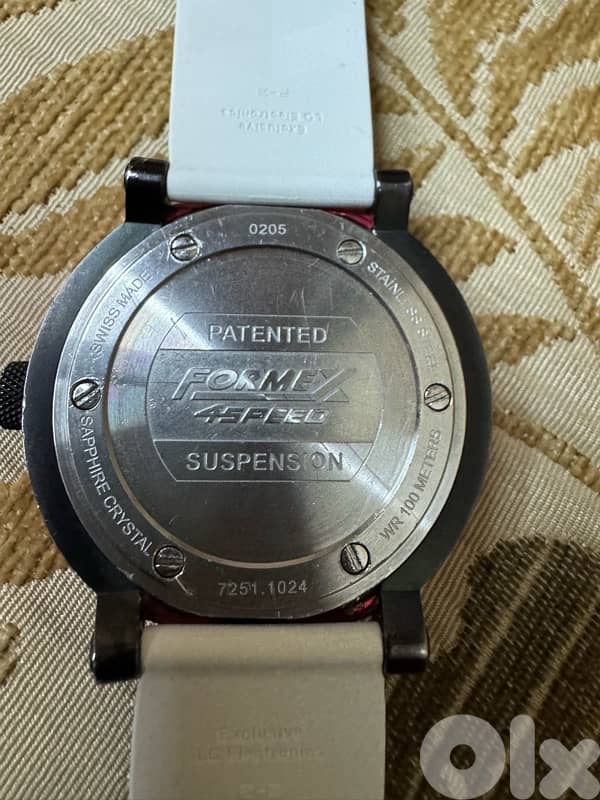 FORMEX 4SPEED  SWITZERLAND SWISS MADE ORIGINAL SAPPHIRE CRYSTAL 44MM 3