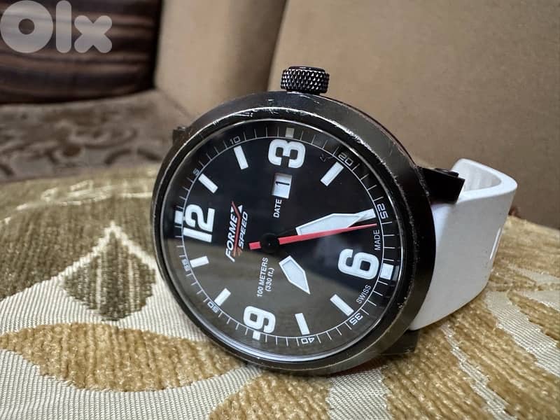FORMEX 4SPEED  SWITZERLAND SWISS MADE ORIGINAL SAPPHIRE CRYSTAL 44MM 7