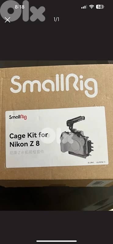 Nikon z8 Cage Kit by Small Rig 0