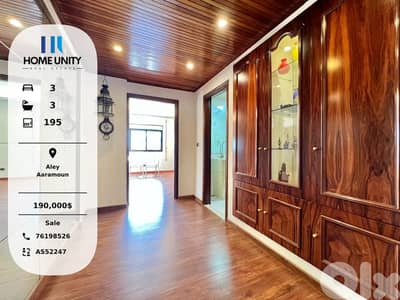 Apartment for Sale in dawhet Aaramoun, Aley