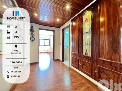 Apartment for Sale in dawhet Aaramoun, Aley