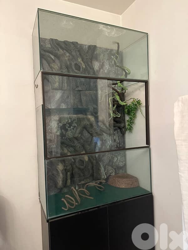 Aquarium Terrarium Tank XLarge size for reptiles 0