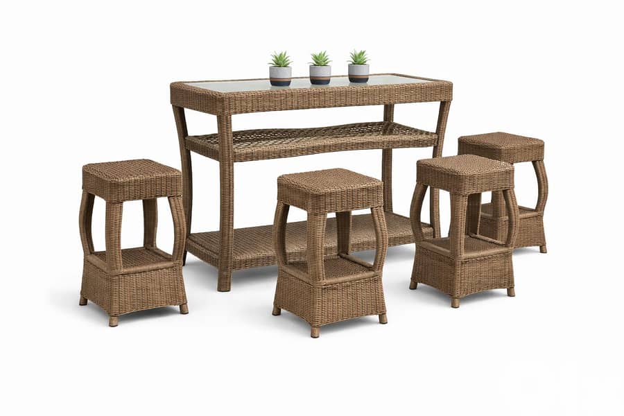 Skyline Rattan Bar Set 0