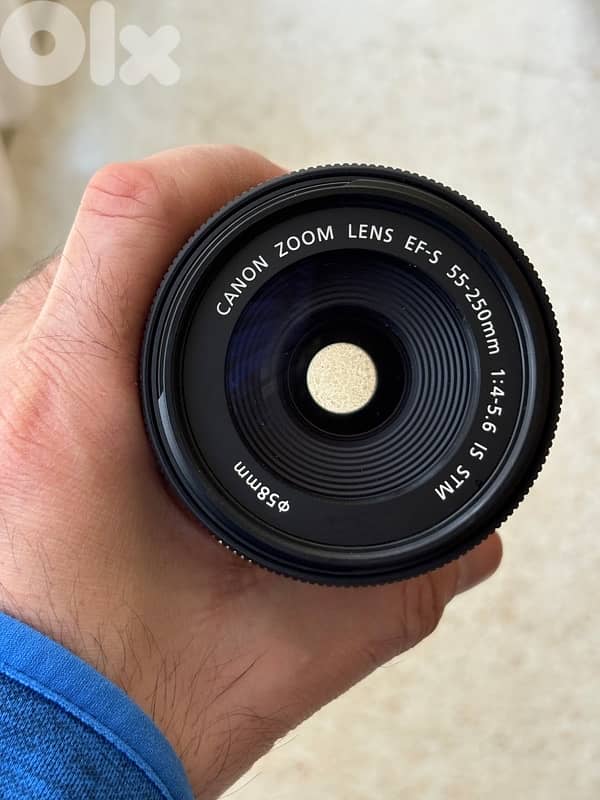 Canon 55-250 IS STM lens. accessories 1