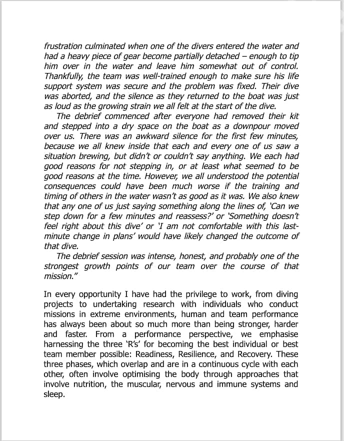 Under Pressure: Diving Deeper with Human Factors (eBook) 7