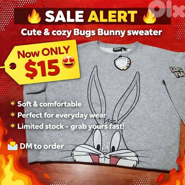 Looney Tunes Sweater 0